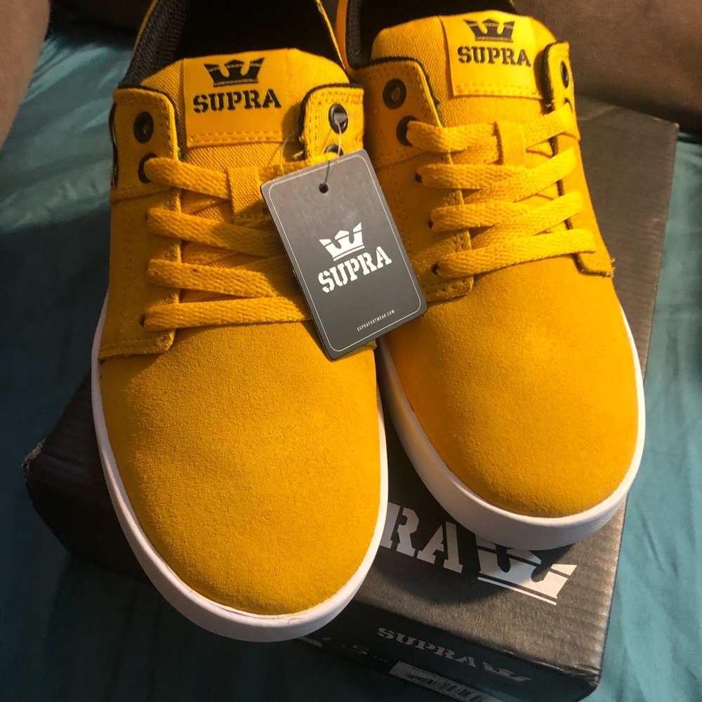 Supra Stacks II Caution Black White 7.5